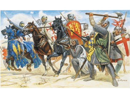 Model Kit figurky 6009 - CRUSADERS (XIth CENTURY) (1:72)