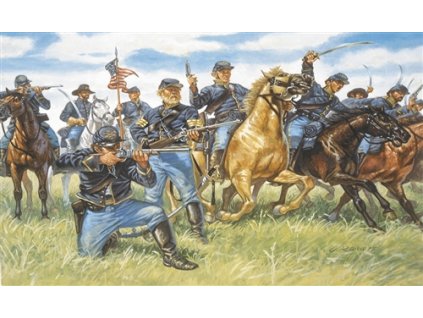 Model Kit figurky 6013 - UNION CAVALRY (AMERICAN CIVIL WAR) (1:72)