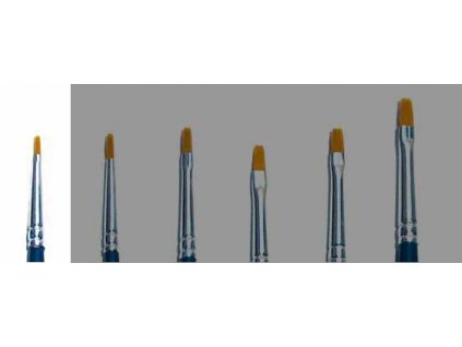Brush Synthetic Flat - SINGLE PACK 52221 - plochý syntetický štětec (velikost 000)