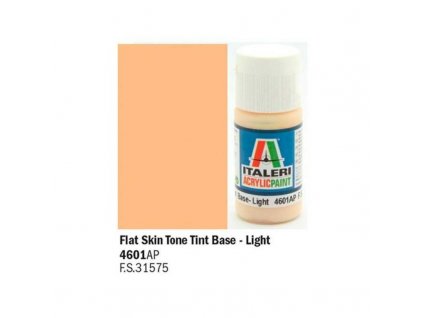 Italeri barva akryl 4601AP - Flat Skin Tone Tint Base - Light 20ml