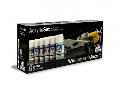 Sada akrylových barev 436AP - WWII LUFTWAFFE AIRCRAFT 6 ks