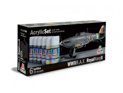 Sada akrylových barev 444AP - R.A.F. / ROYAL NAVY II 6 ks