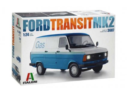 Model Kit auto 3687 - FORD TRANSIT Mk.2 (1:24)