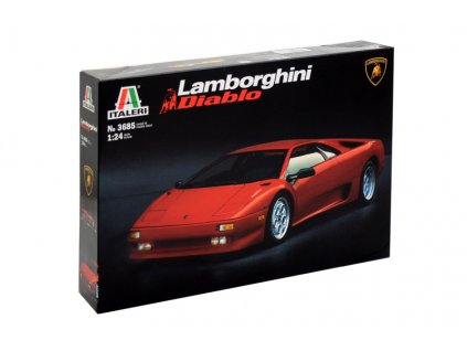 Model Kit auto 3685 - LAMBORGHINI DIABLO (1:24)