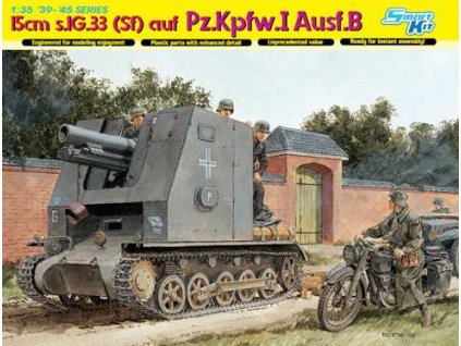 Model Kit military 6259 - 15cm s.IG.33 (Sf) AUF Pz.Kpfw.I Ausf.B (SMART KIT) (1:35)