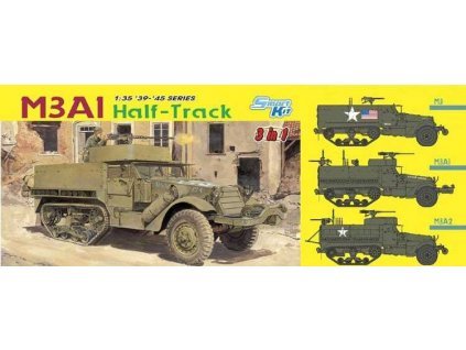 Model Kit military 6332 - M3A1 HALF-TRACK (3 IN 1) (SMART KIT) (1:35)