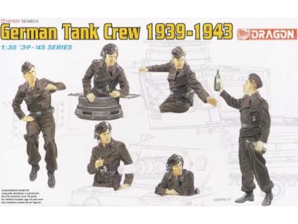 Model Kit figurky 6375 - GERMAN TANK CREW 1939-1943 (1:35)