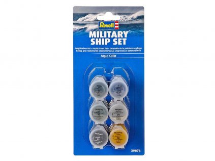 Sada barev Aqua Color 39073 - Military Ship Set (6 x 5ml)
