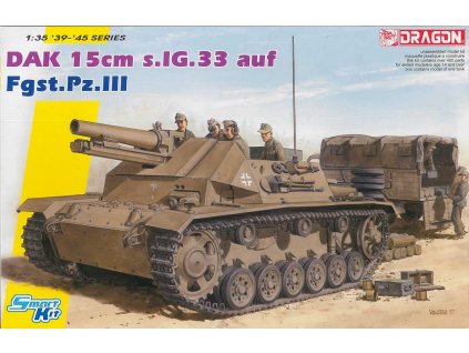 Model Kit tank 6904 - DAK 15cm s.IG.33 auf Fgst.Pz.III (Smart Kit) (1:35)