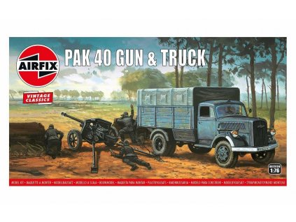 Classic Kit VINTAGE military A02315V - PAK 40 Gun & Truck (1:76)