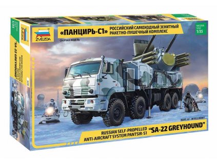 Model Kit military 3698 - Panzir S-1 "SA-22 Greyhound" (1:35)