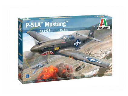 Model Kit letadlo 1423 - P-51A Mustang (1:72)