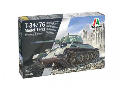 Model Kit tank 6570 - T-34/76 Mod. 43 (1:35)