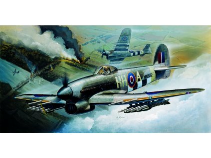 Model Kit letadlo 12462 - TYPHOON MK.IB (1:72)