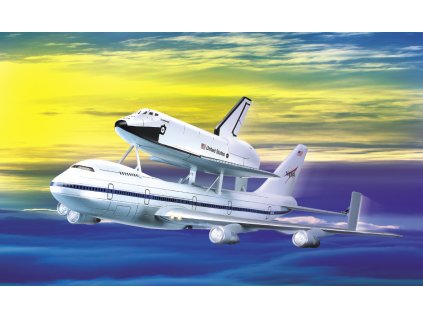 Model Kit vesmír 12708 - 1/288 SHUTTLE & 747 CARRIER (1:288)