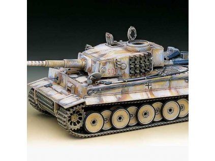Model Kit tank 13264 - TIGER-I WWII TANK "EARLY-EXTERIOR MODEL" (1:35)