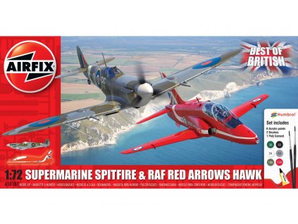 Gift Set letadla A50187 - Best of British Spitfire and Hawk (1:72)