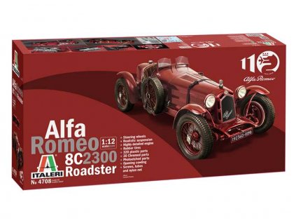 Model Kit auto 4708 - Alfa Romeo 8C 2300 Roadster (1:12)