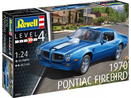 Plastic ModelKit auto 07672 - 1970 Pontiac Firebird (1:25)