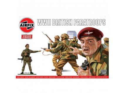 Classic Kit VINTAGE figurky A02701V - WWII British Paratroops (1:32)