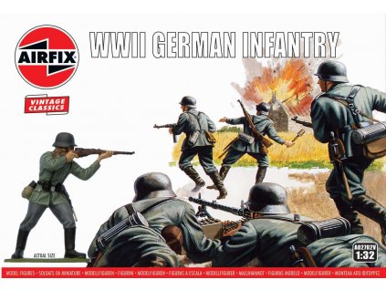 Classic Kit VINTAGE figurky A02702V - WIWII German Infantry (1:32)