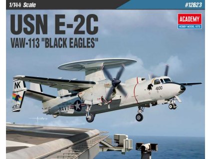 Model Kit letadlo 12623 - USN E-2C VAW-113 "BLACK EAGLES" (1:144)