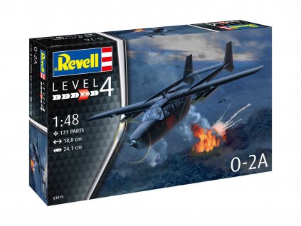 Plastic ModelKit letadlo 03819 - O-2A Skymaster (1:48)