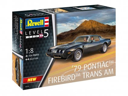 Plastic ModelKit auto 07710 - Pontiac Firebird Trans Am (1:8)