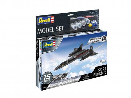 EasyClick ModelSet letadlo 63652 - SR-71 Blackbird (1:110)