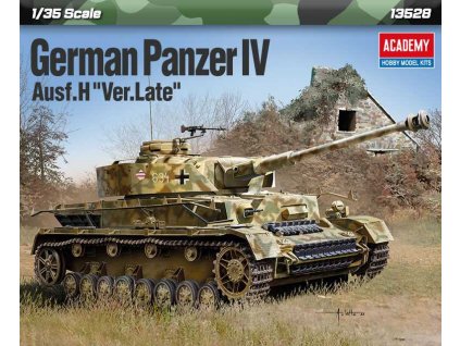 Model Kit tank 13528 - German Panzer IV Ausf.H "Ver.Late" (1:35)