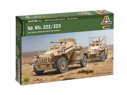 Model Kit military 15769 - Sd. Kfz. 222-223 (1:56)