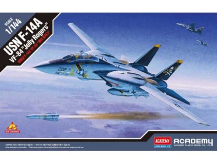 Model Kit letadlo 12626 - USN F-14A V-84 "Jolly Rogers" (1:144)