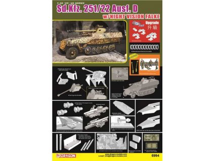 Model Kit military 6994 - Sd.Kfz.251/22 w/NIGHT VISION FALKE (1:35)