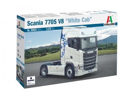 Model Kit truck 3965 - Scania S770 V8 "White Cab" (1:35)