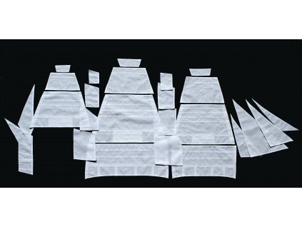 Revell USS Constitution 1:96, HiSModel - sails Constitution versus Jawa 01