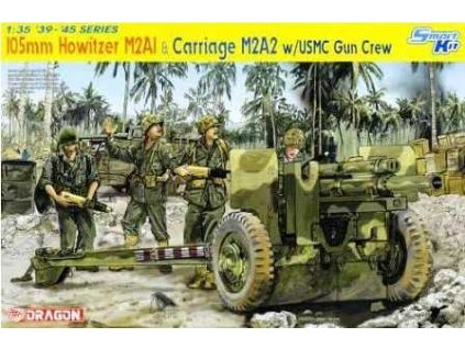 Model Kit military 6531 - 105mm HOWITZER M2A1 & CARRIAGE M2A2 (1:35)