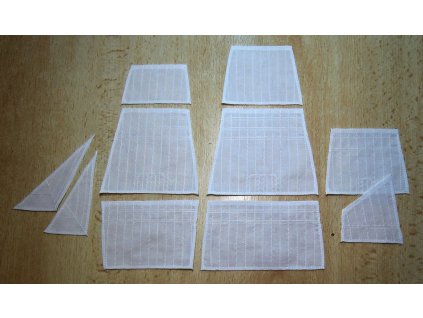 Airfix Endeavour 1:120, Hismodel sails 01