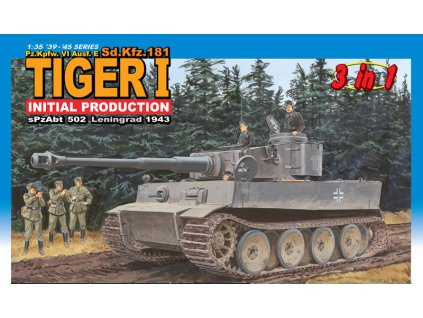 Model Kit tank 6252 - SD.KFZ.181 TIGER I INITIAL TYP (1:35)