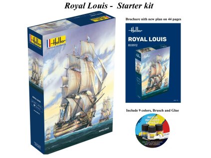 Heller Royal Louis 1:200, HiSModel - kit 06
