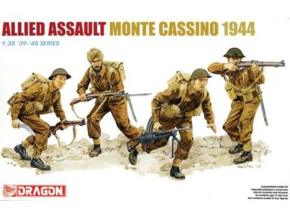 Model Kit figurky 6515 - ALLIED ASSAULT (MONTE CASSINO 1944) (1:35)