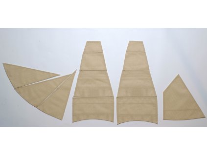Zvezda Mercury 1:100, HiSModel - sails 03