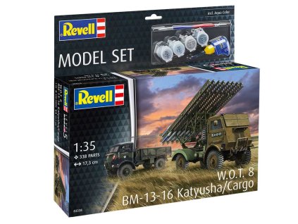 ModelSet military 63338 - W.O.T. 8 BM-13-16 Katyusha/Cargo (1:35)