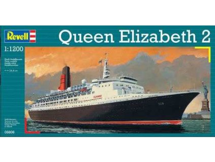 Plastic ModelKit loď 05806 - 'Queen Elizabeth II (1:1200)