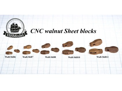 HiSModel - Sheed walnut  blocks 01