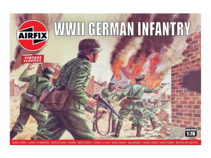 Classic Kit VINTAGE figurky A00705V - WWII German Infantry (1:76)