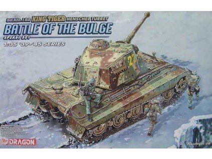 Model Kit tank 6254 - Sd.Kfz.182 KINGTIGER HENSCHEL TURRET, sPzAbt.501 (BATTLE OF THE BULGE) (1:35)