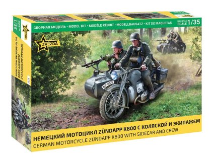 Model Kit military 3717 Zuendapp K800 Motorcycle w sidecar 1 35 a152849038 10374