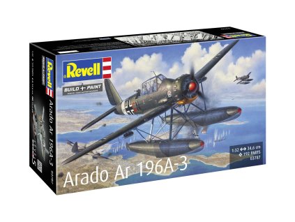 Plastic ModelKit letadlo 03787 Arado Ar196A 3 Seaplane 1 32 a153705665 10374