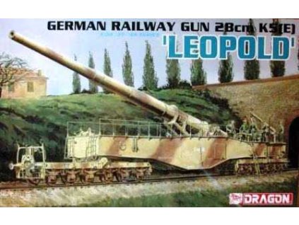 Model Kit military 6200 GERMAN RAILWAY GUN 28cm K5 E LEOPOLD 1 35 a64295986 10374