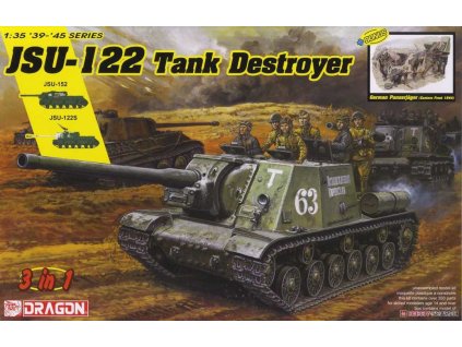 Model Kit military 6787 JSU 122 Tank Destroyer 3 in 1 1 35 a112142042 10374